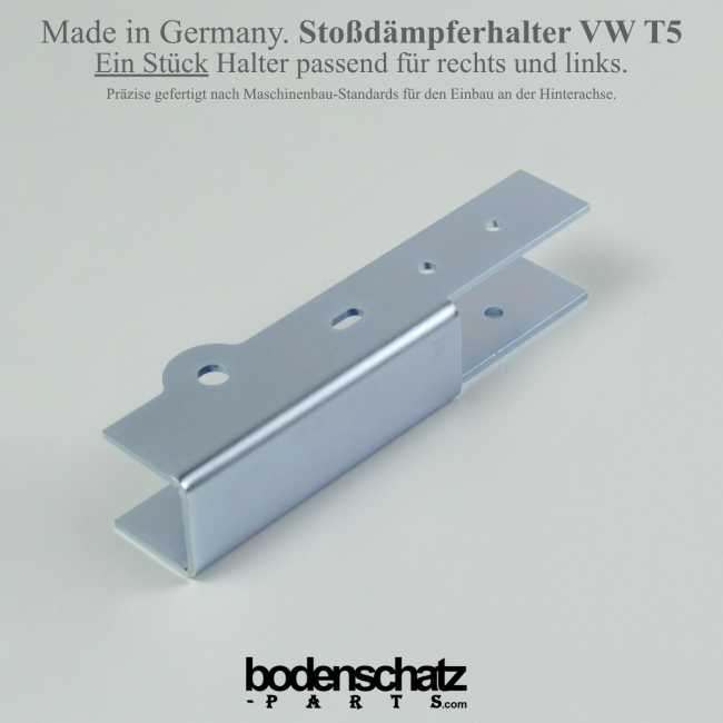 VW T5 Stoßdämpferhalter Hinterachse EINZELN links / rechts EXTRA STARK VERZINKT